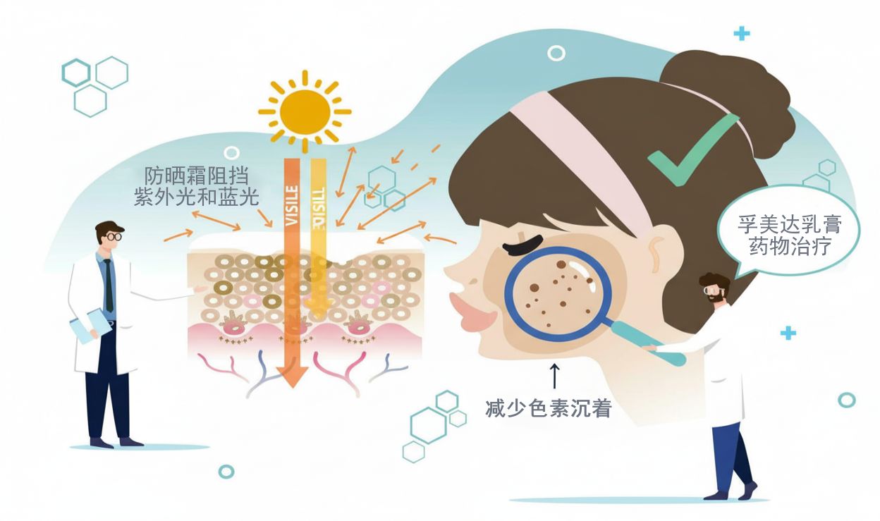 黄褐斑治疗期间用哪种防晒霜更好？